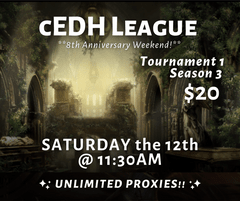 (08/12) cEDH Tournament #1 Season #3 11:30AM